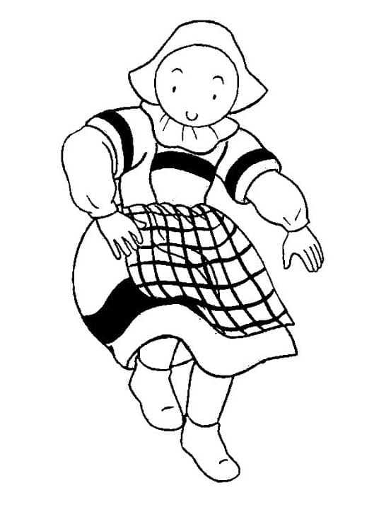 Coloriage Bécassine 3