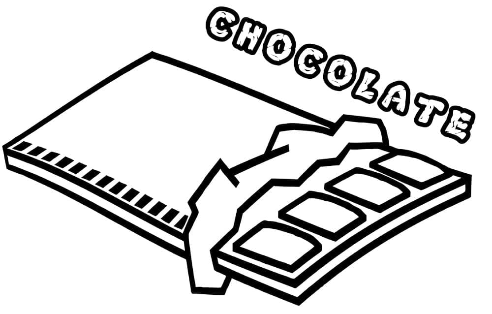 Coloriage Chocolat Pour les Enfants