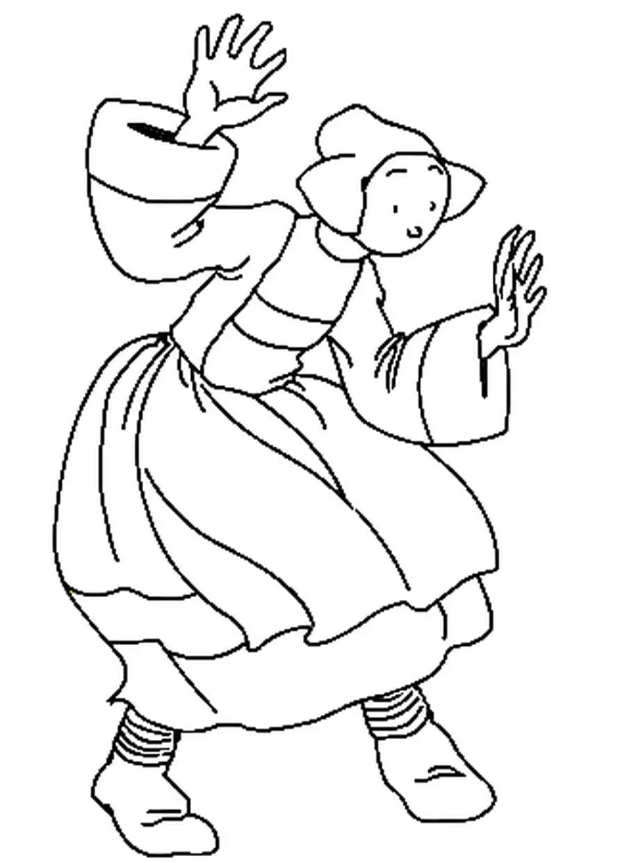 Coloriage Bécassine