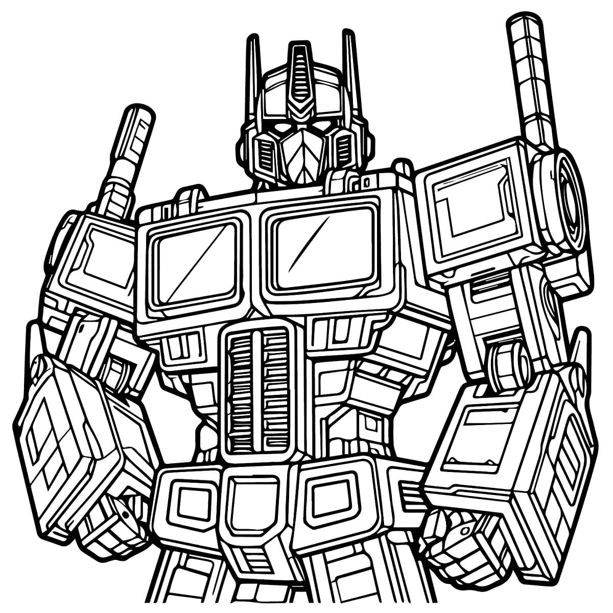 Image de Optimus Prime coloring page