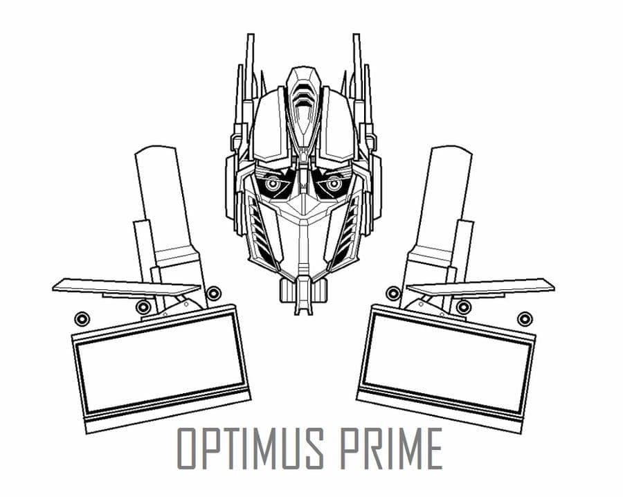 Optimus Prime Pour Enfants coloring page