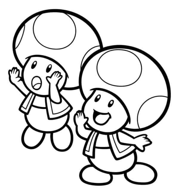 Dessin de Toad coloring page