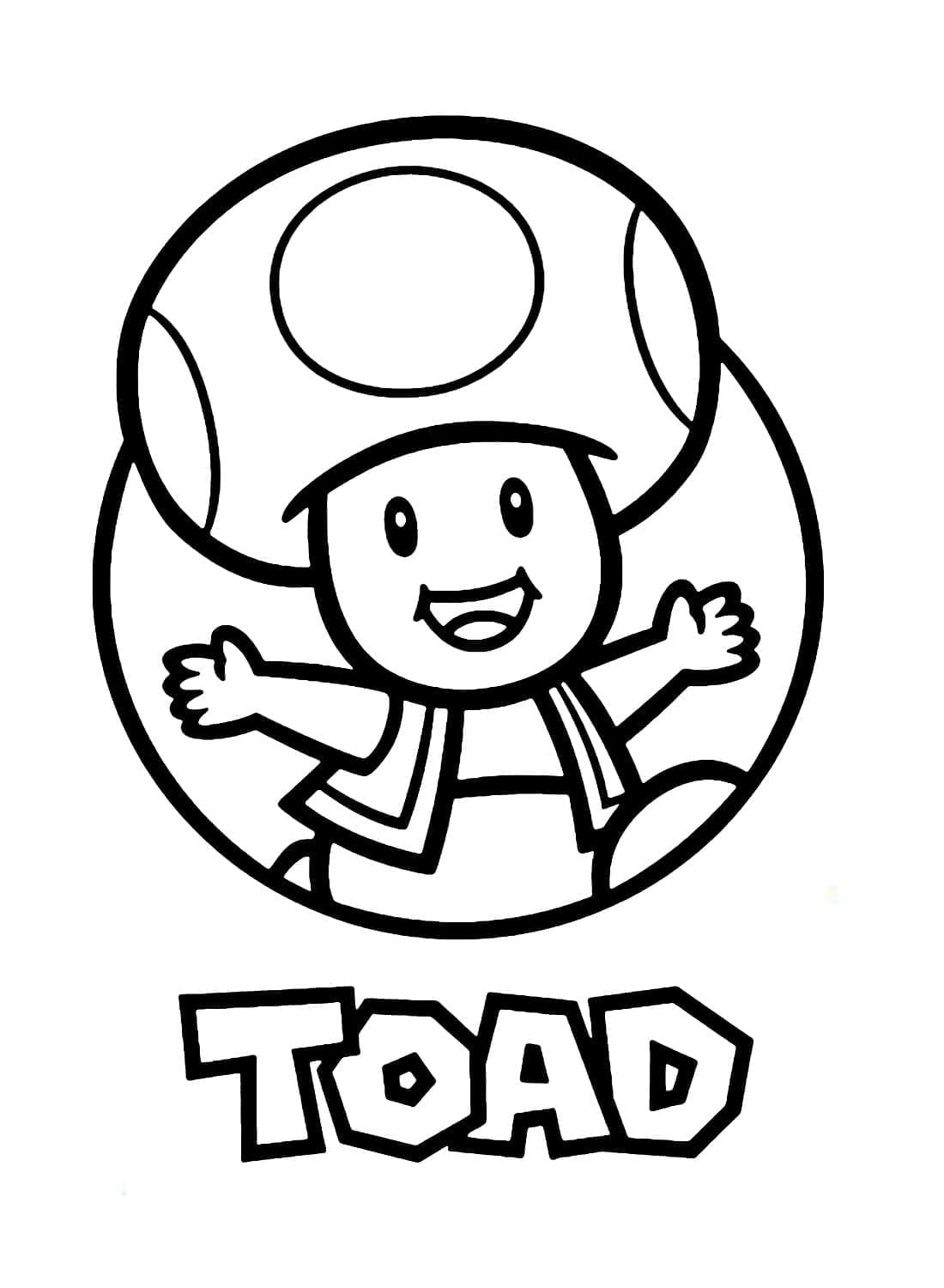 Coloriage Toad à imprimer sur ColoriageEnfant.Com