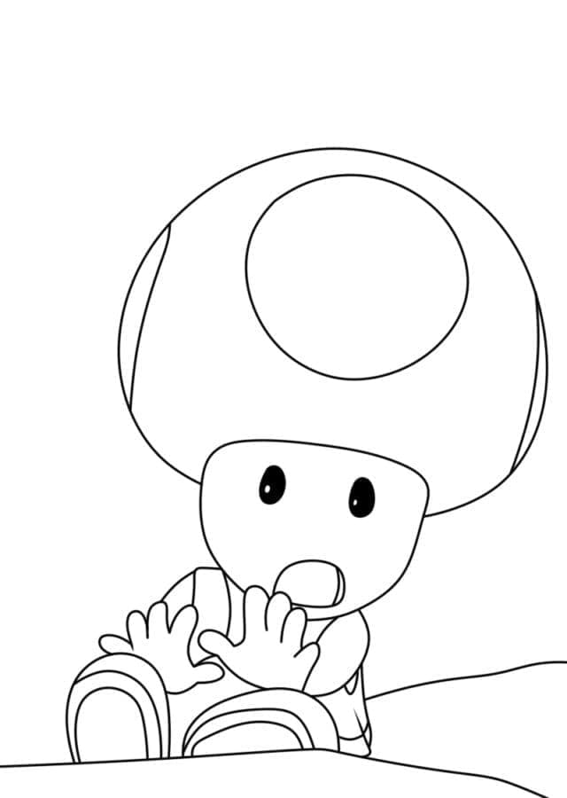 Toad Gratuit coloring page