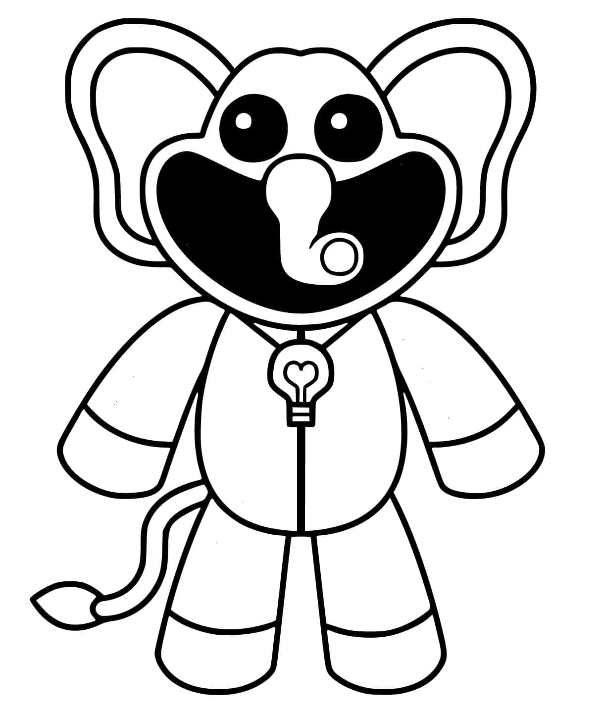 Bubba Bubbaphant Pour Enfants coloring page