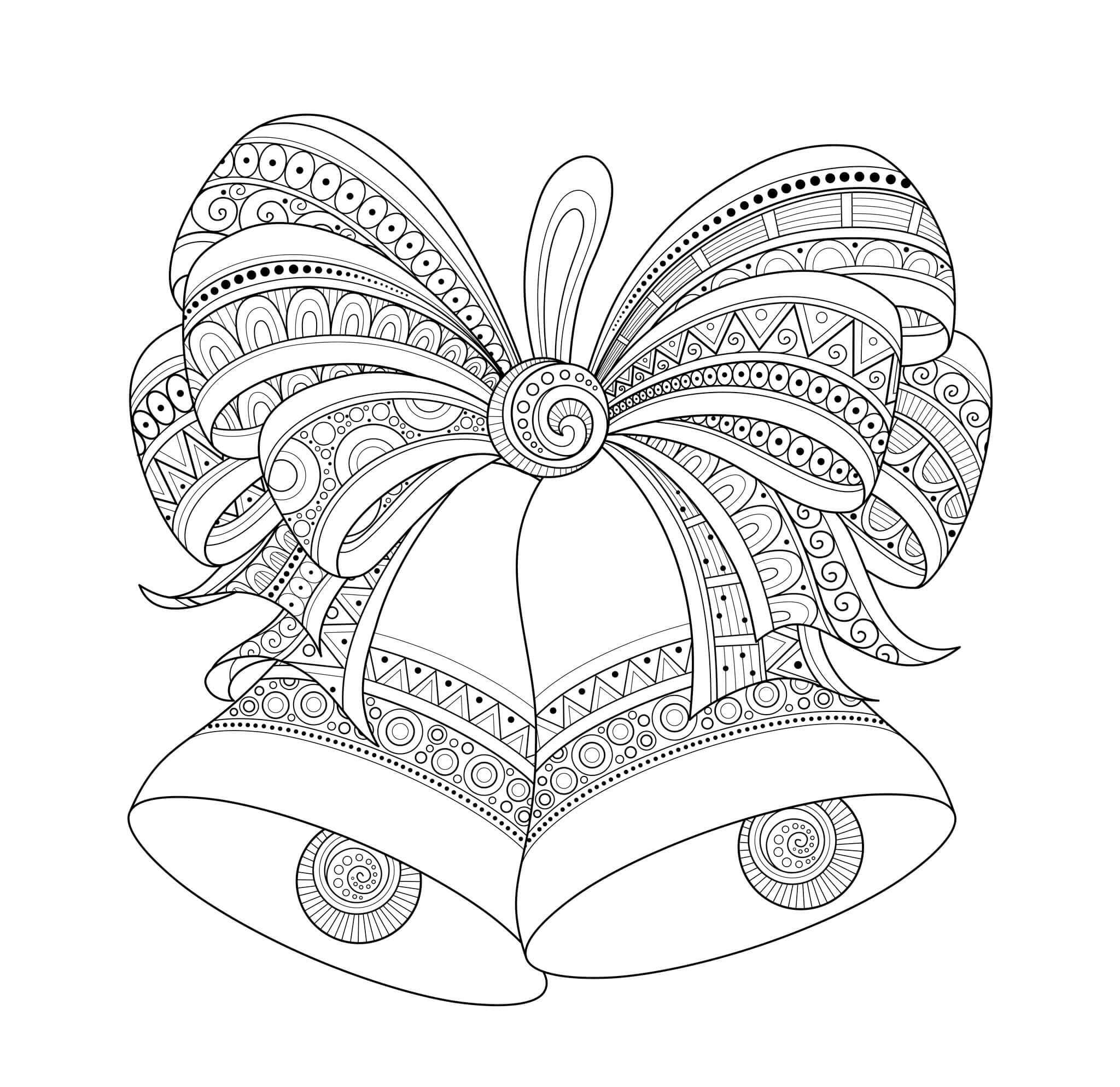 Dessin de Noël Adulte Gratuit coloring page