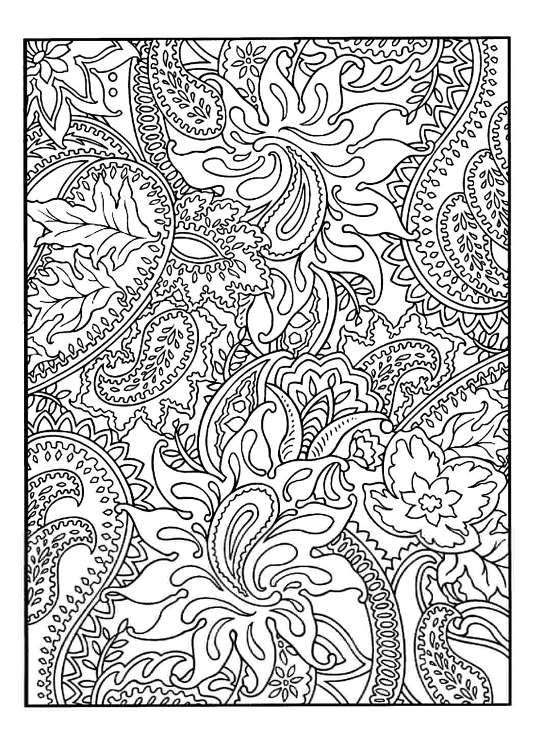 Coloriage Fleurs Adultes