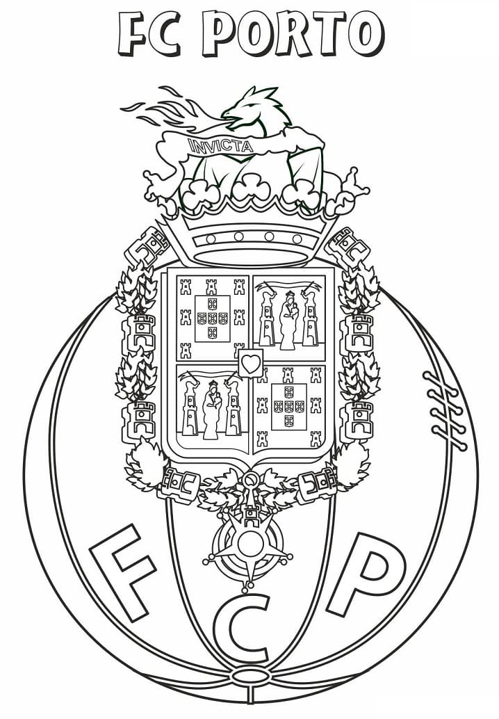 Futebol Clube do Porto coloring page