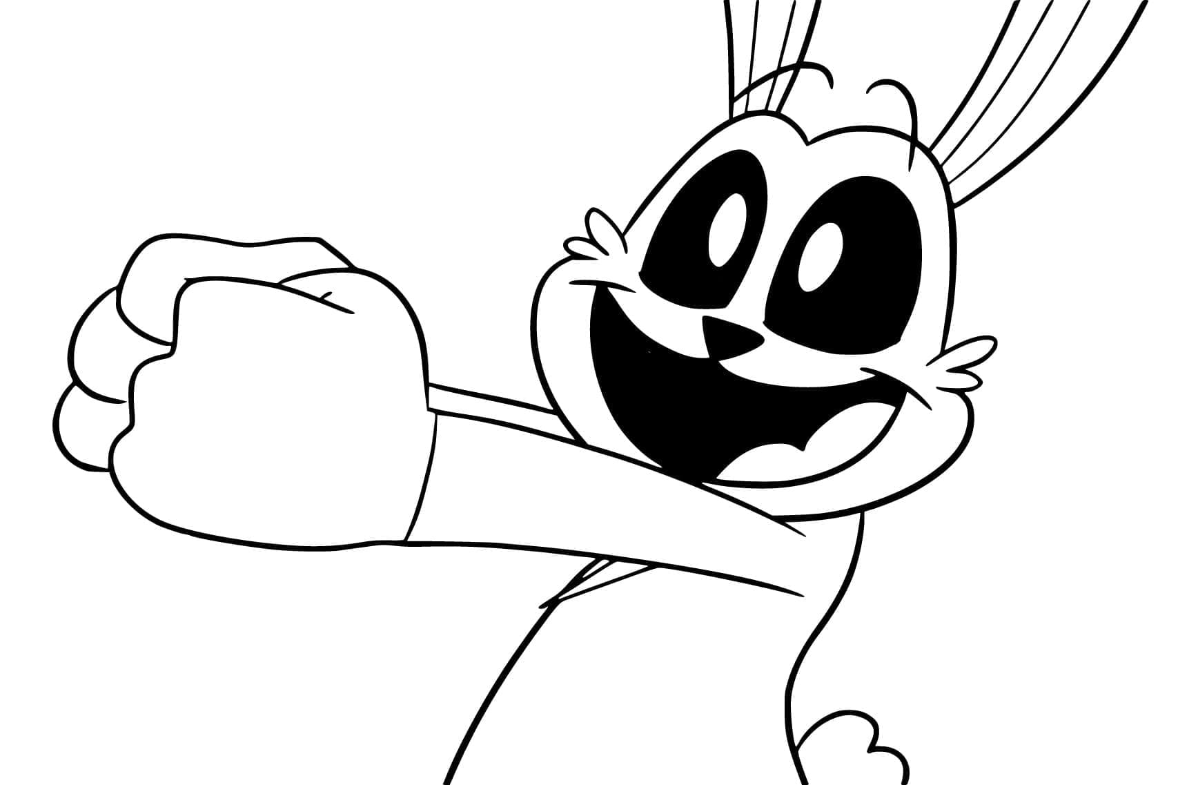 Hoppy Hopscotch de Smiling Critters Poppy Playtime coloring page