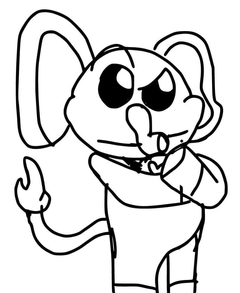 Image de Bubba Bubbaphant coloring page