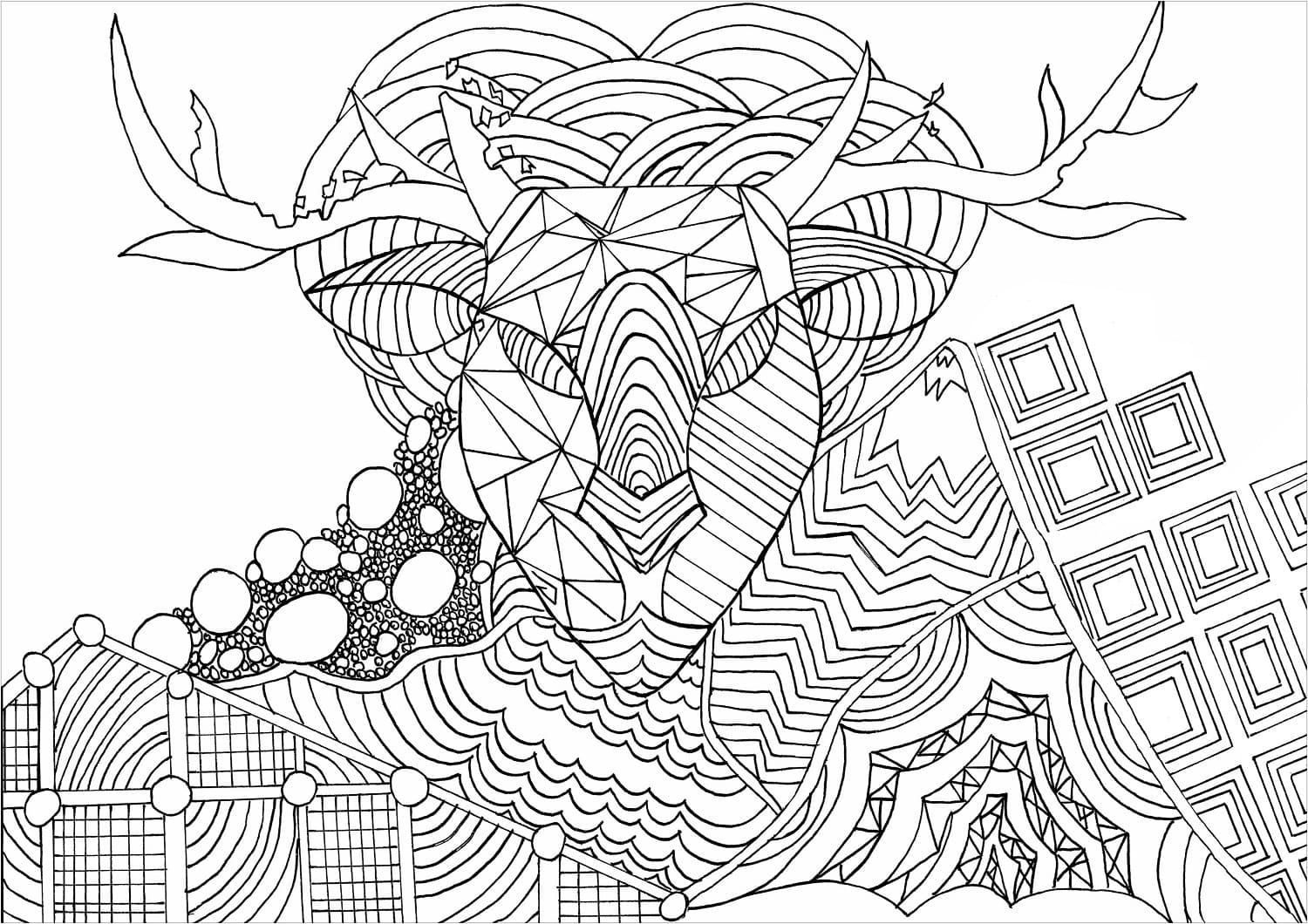 Image de Noël Adulte coloring page