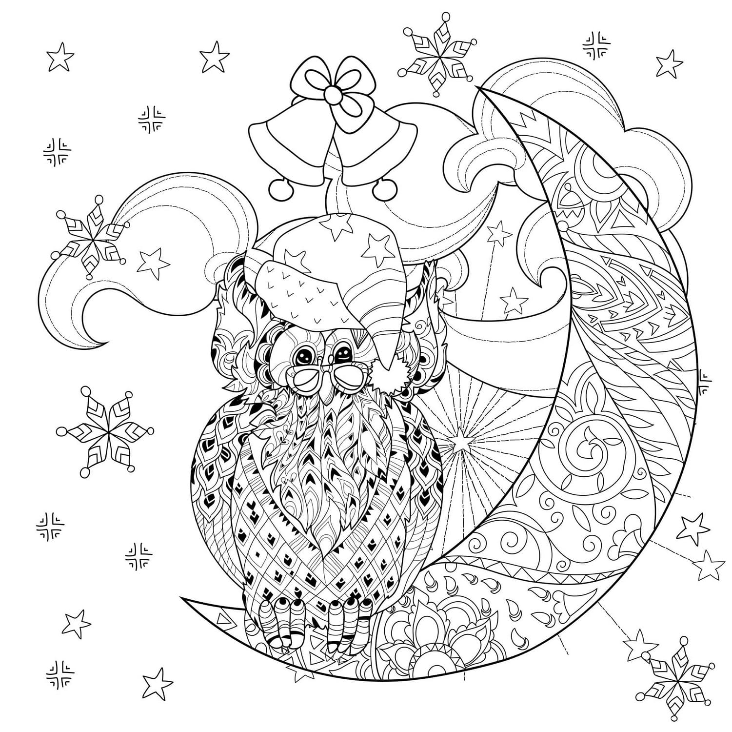 Noël Adulte Imprimable coloring page