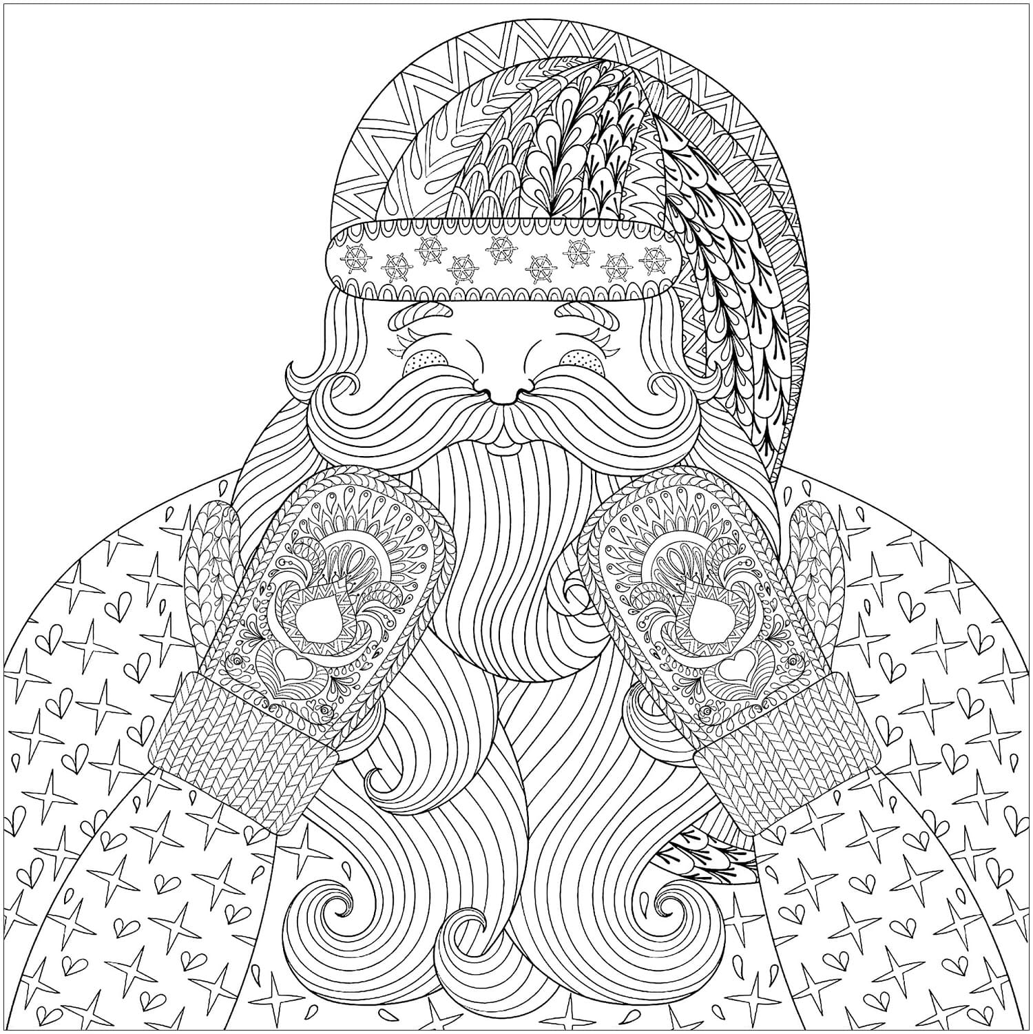 Noël Adulte Incroyable coloring page