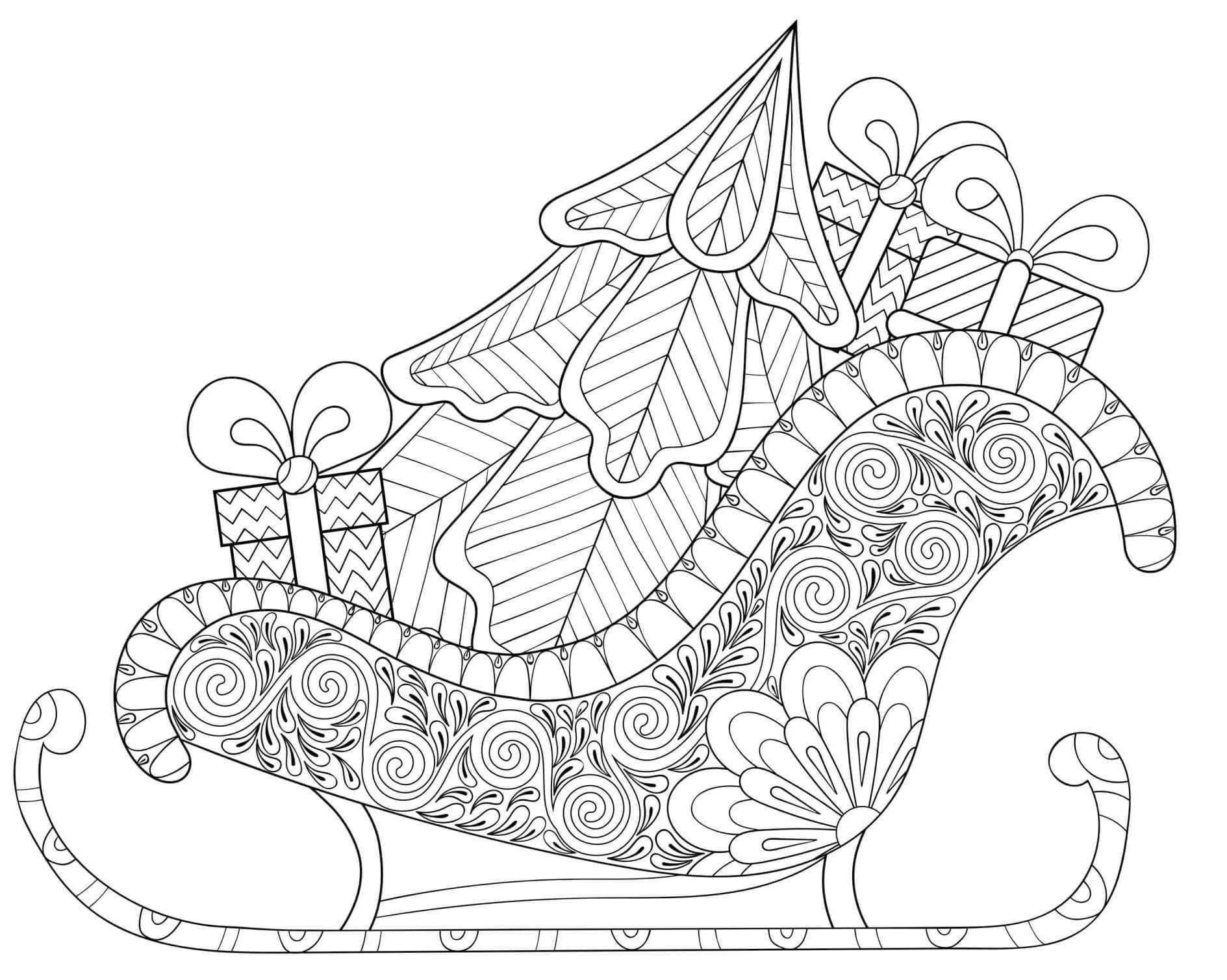 Noël pour Adulte coloring page