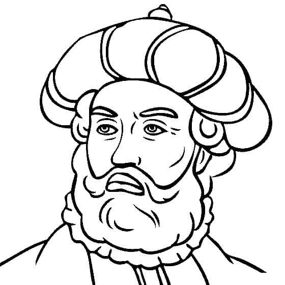 Vasco Da Gama coloring page