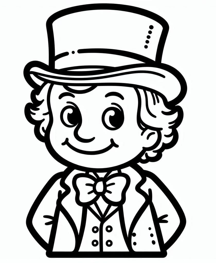 Coloriage Wonka Mignon