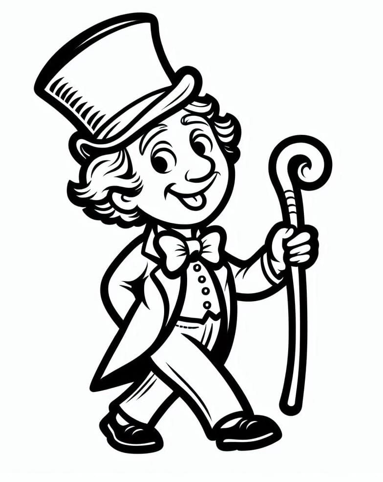 Wonka Très Mignon coloring page