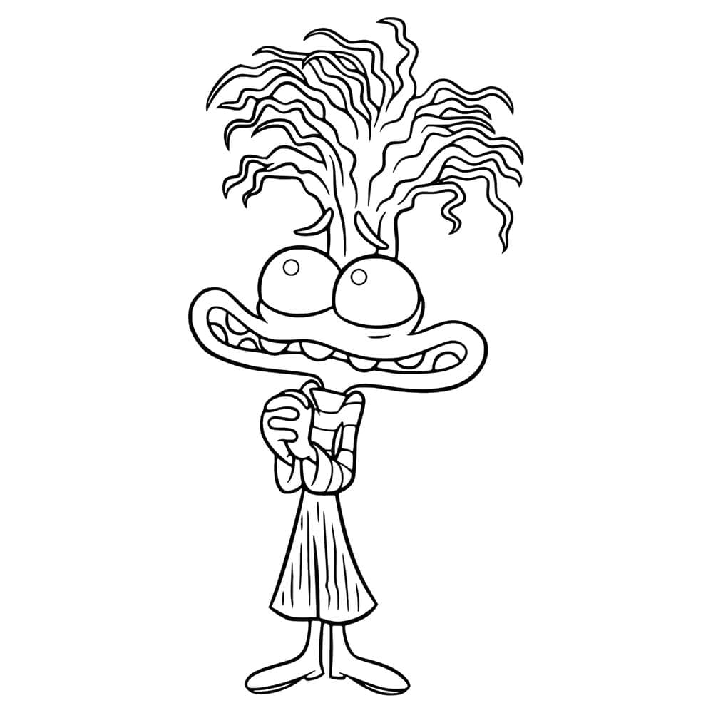 Anxiété Vice Versa 2 coloring page