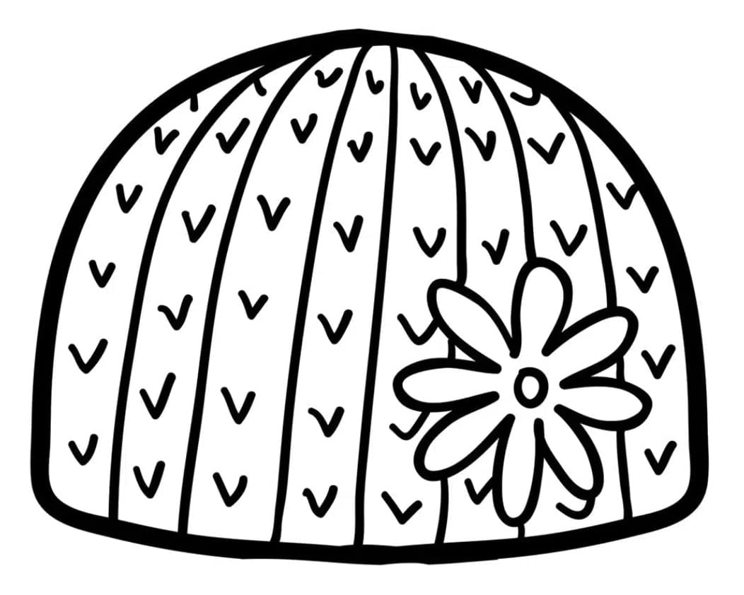 Beau bonnet coloring page