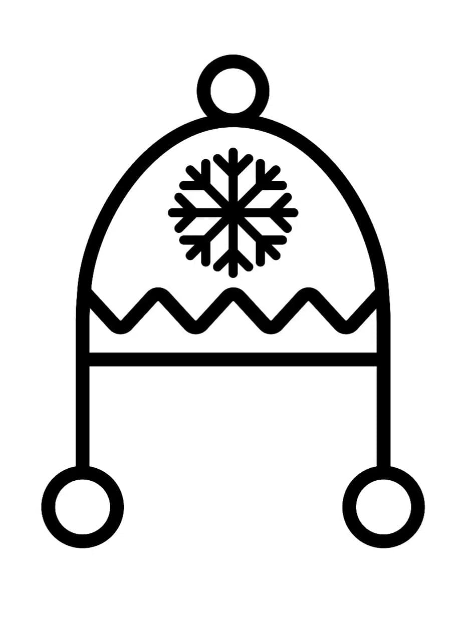 Bonnet 1 coloring page