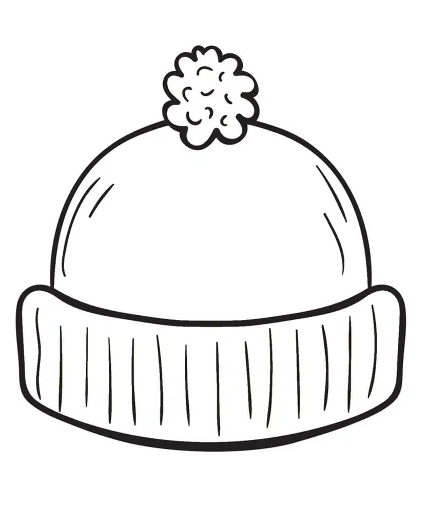 Bonnet 3 coloring page