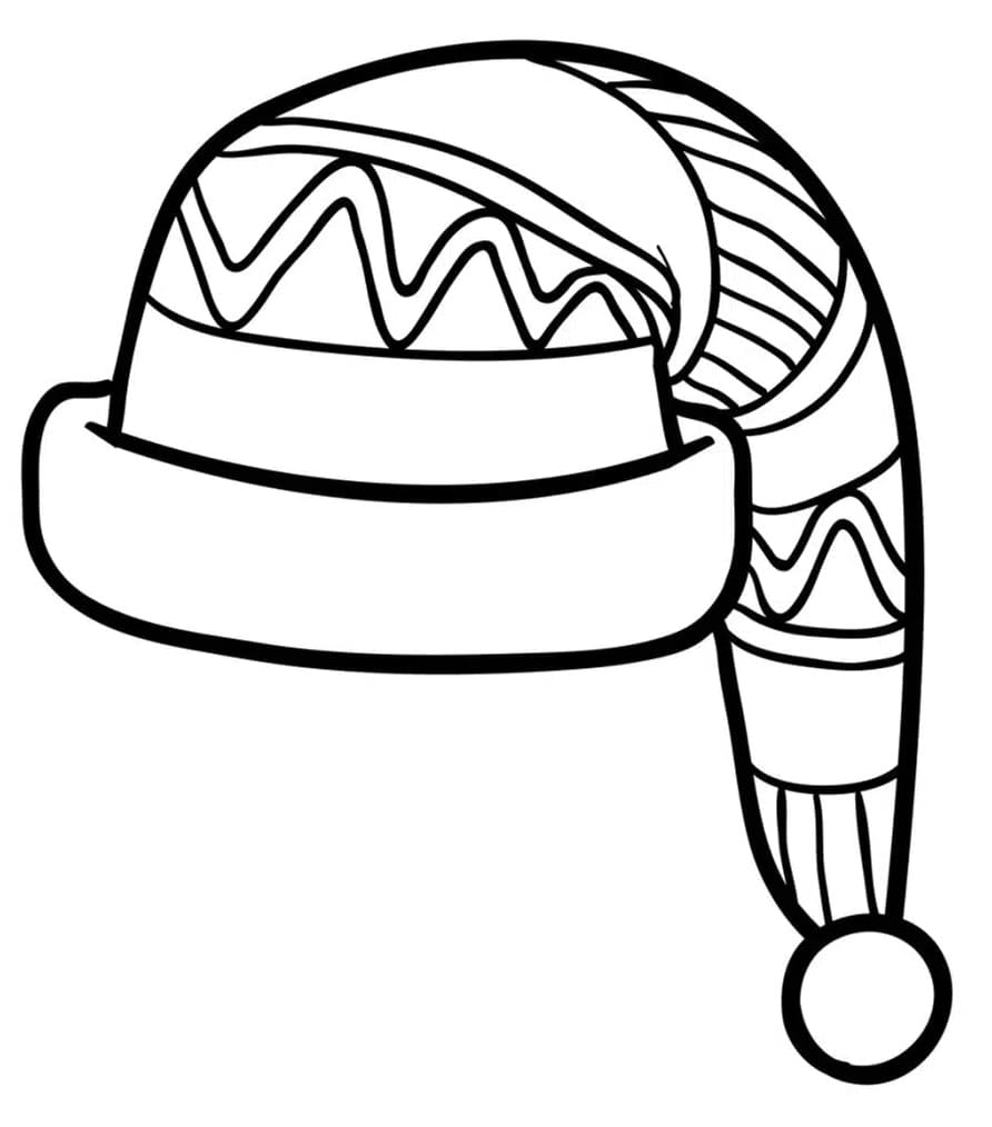 Coloriage Bonnet à imprimer sur ColoriageEnfant.Com