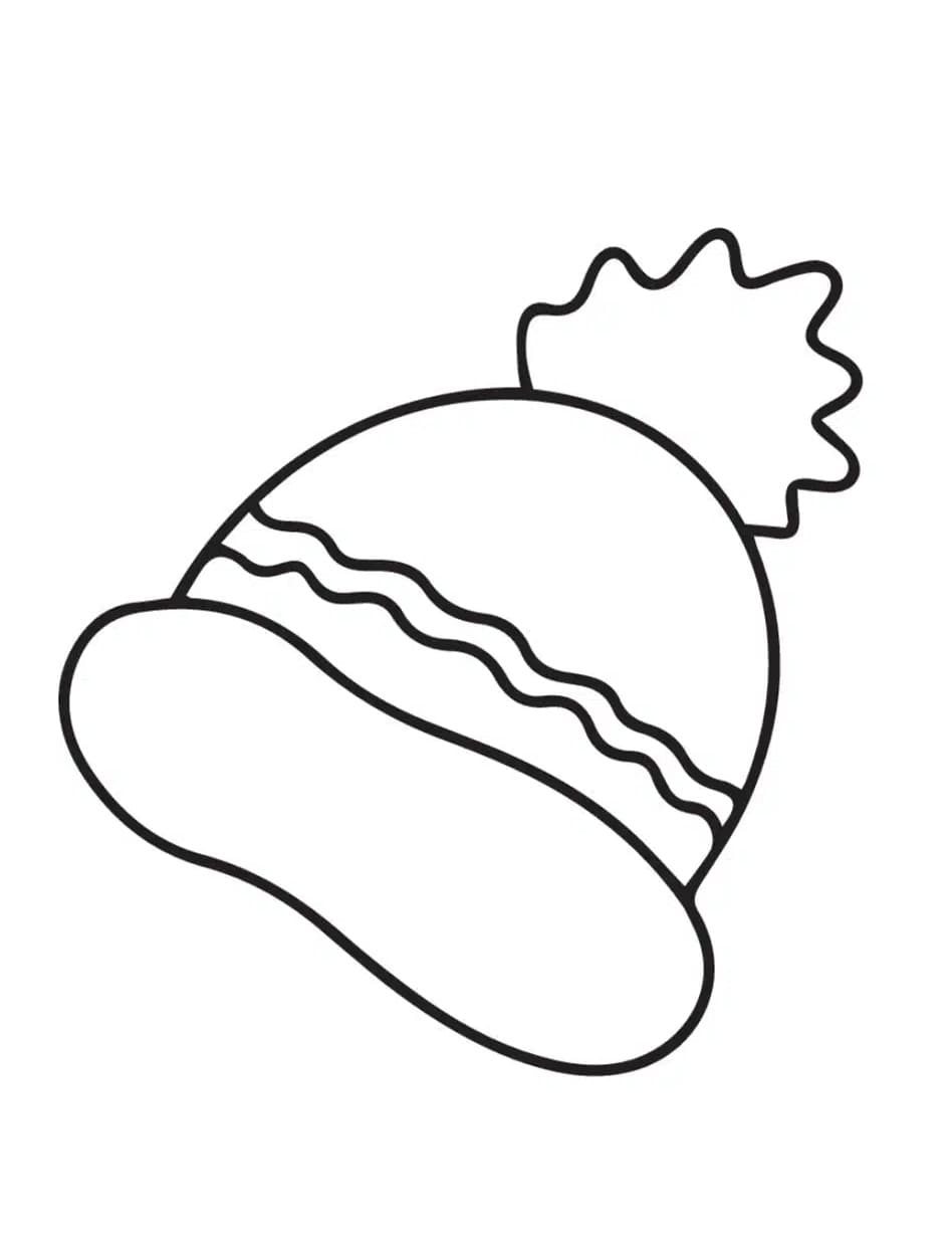 Bonnet gratuit coloring page