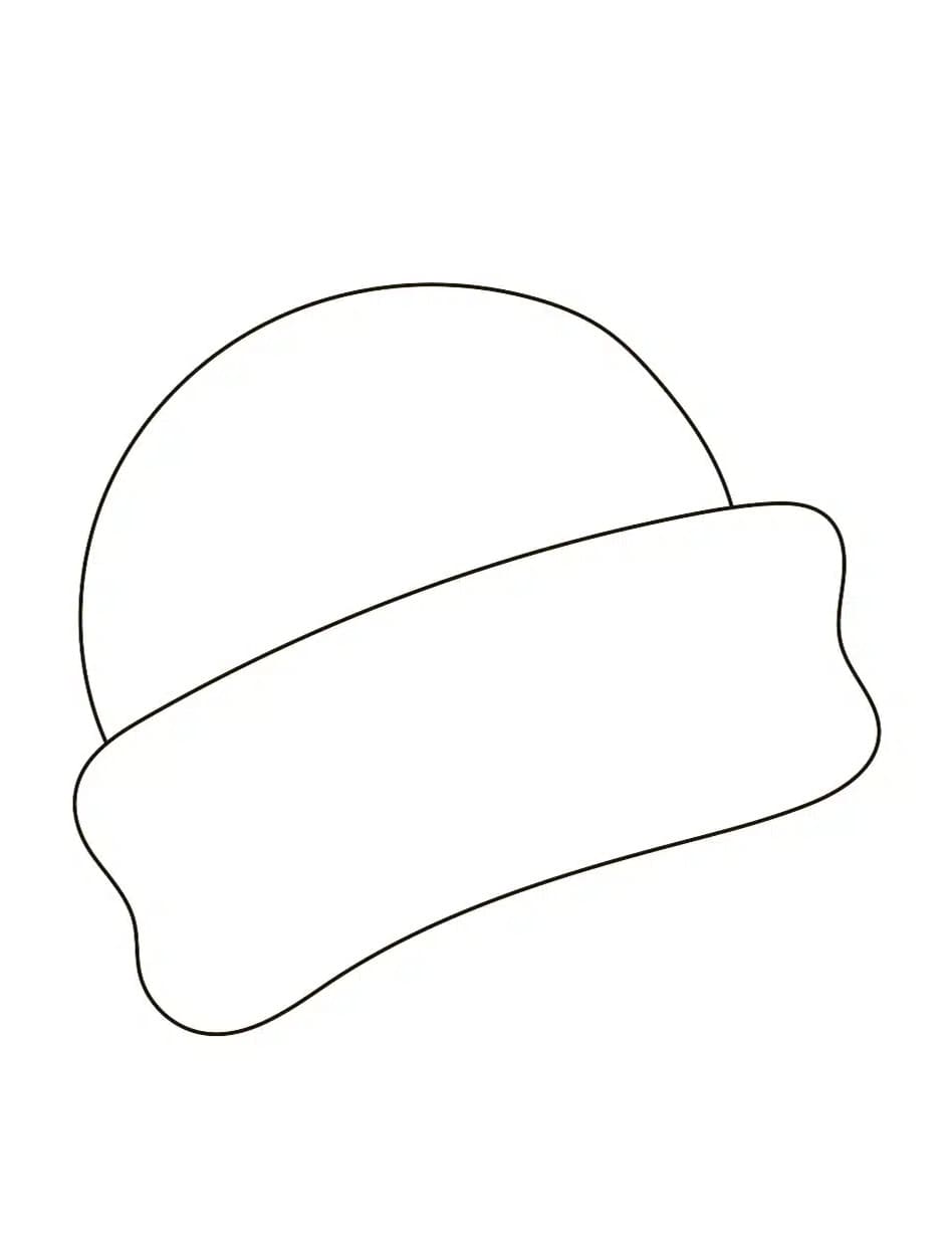 Coloriage Bonnet imprimable