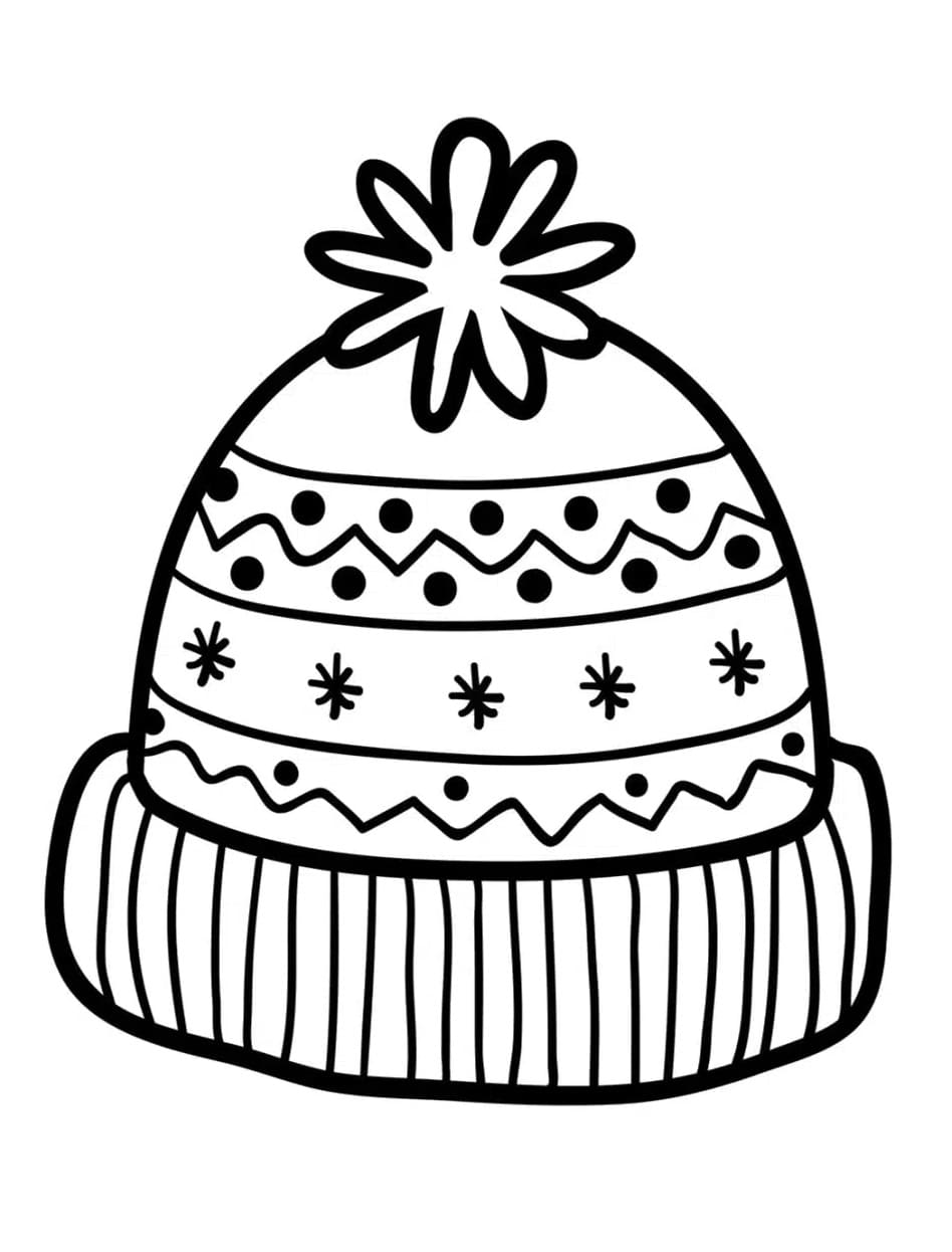 Bonnet mignon coloring page