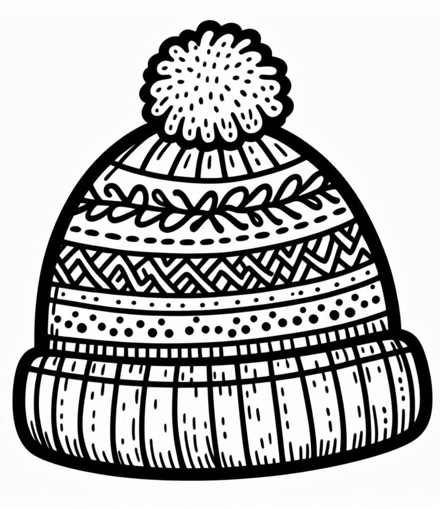 Bonnet parfait coloring page