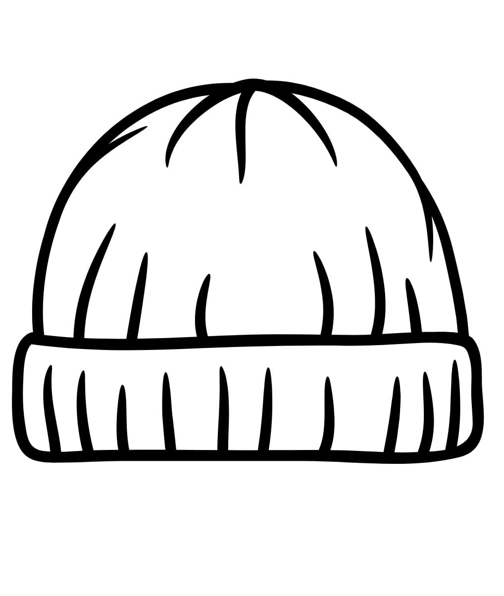 Dessin gratuit d’un bonnet coloring page