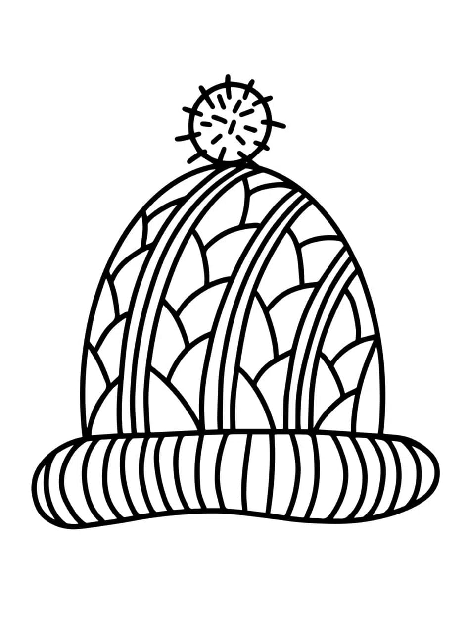 Image de bonnet coloring page