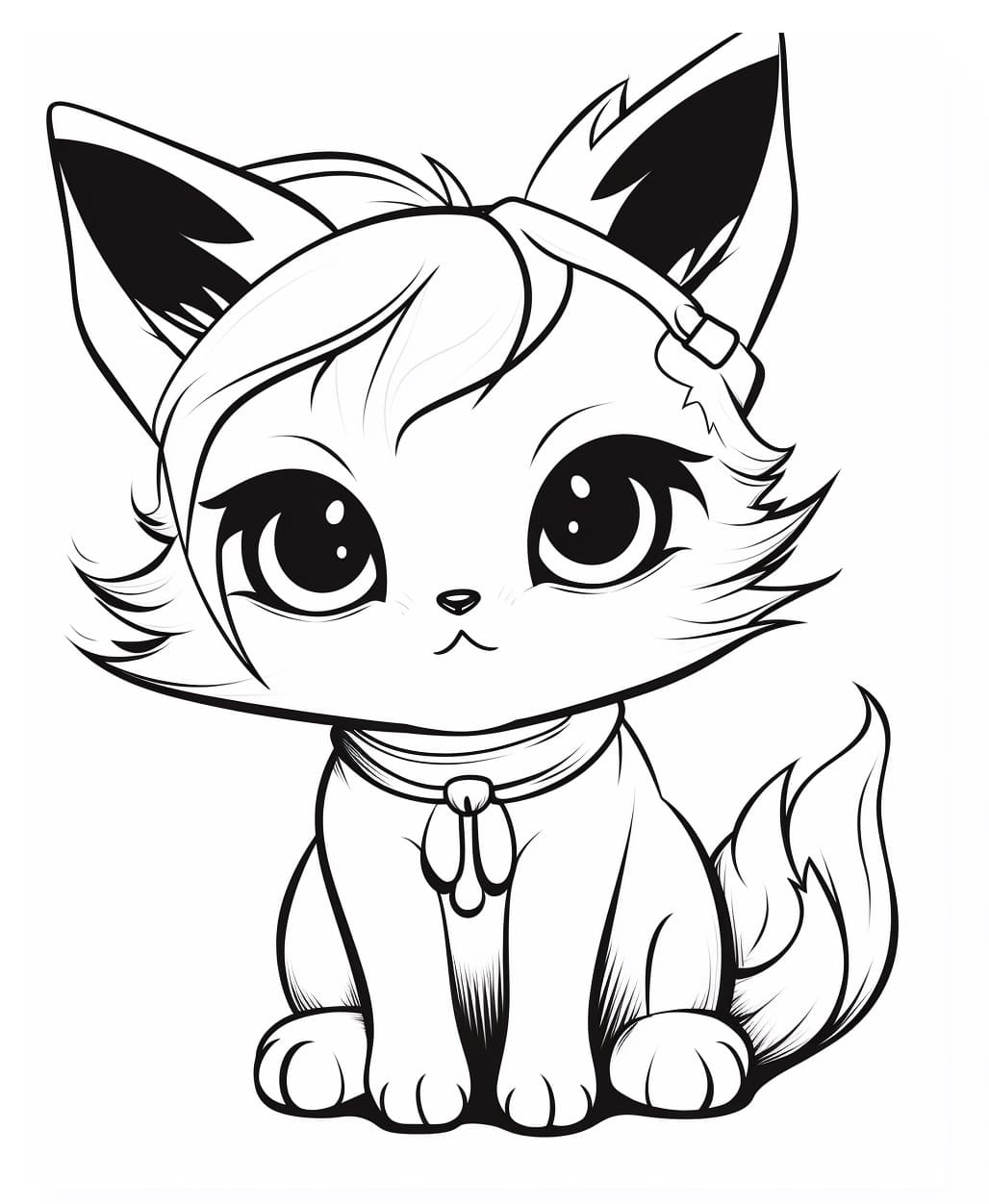 Image de Chat Kawaii coloring page