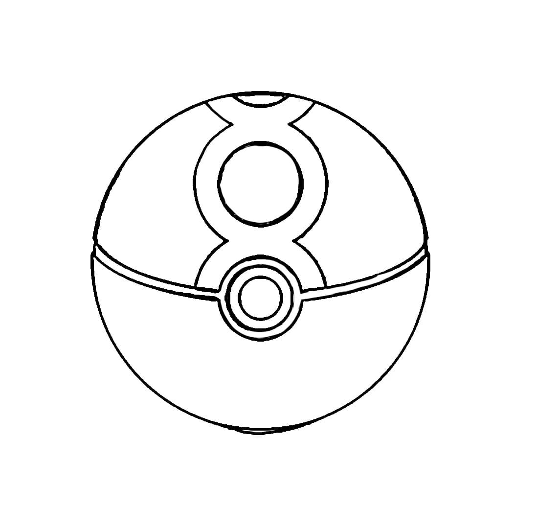 Image de Pokéball coloring page