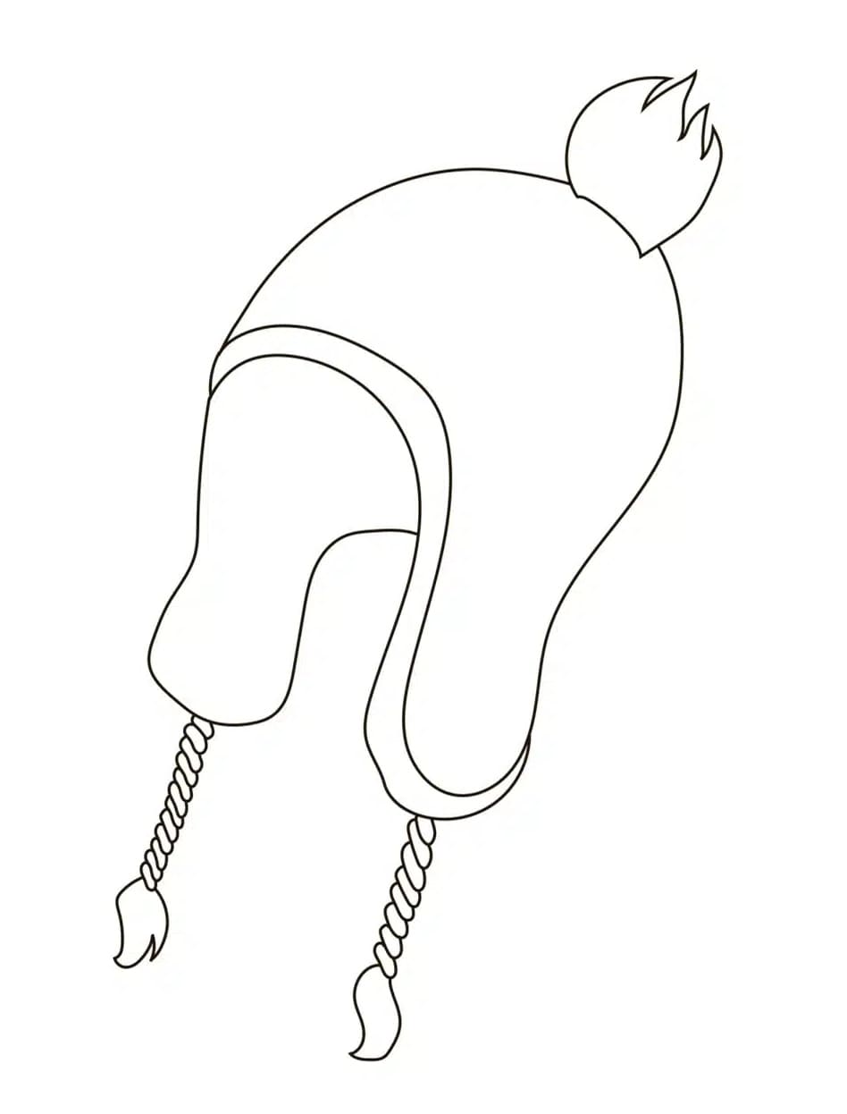 Imprimable Bonnet coloring page