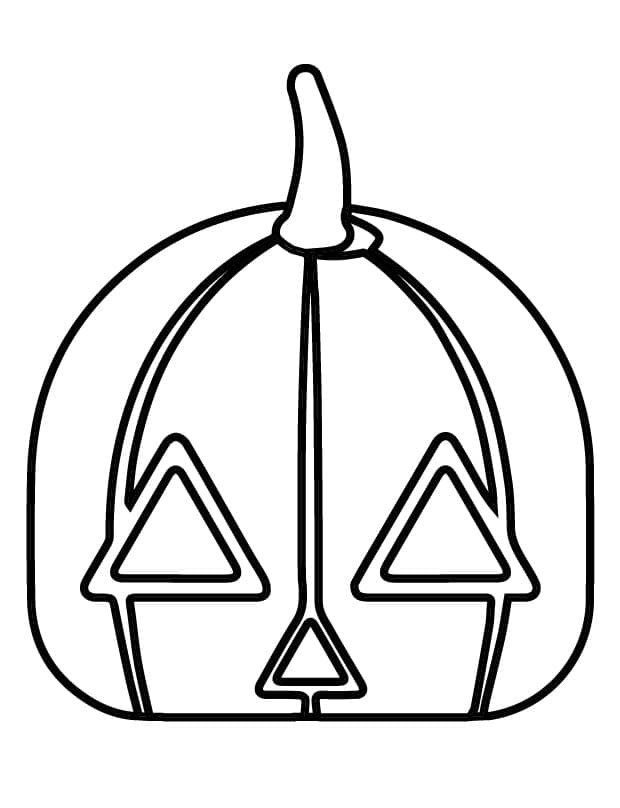 Masque d’Halloween pour les enfants coloring page