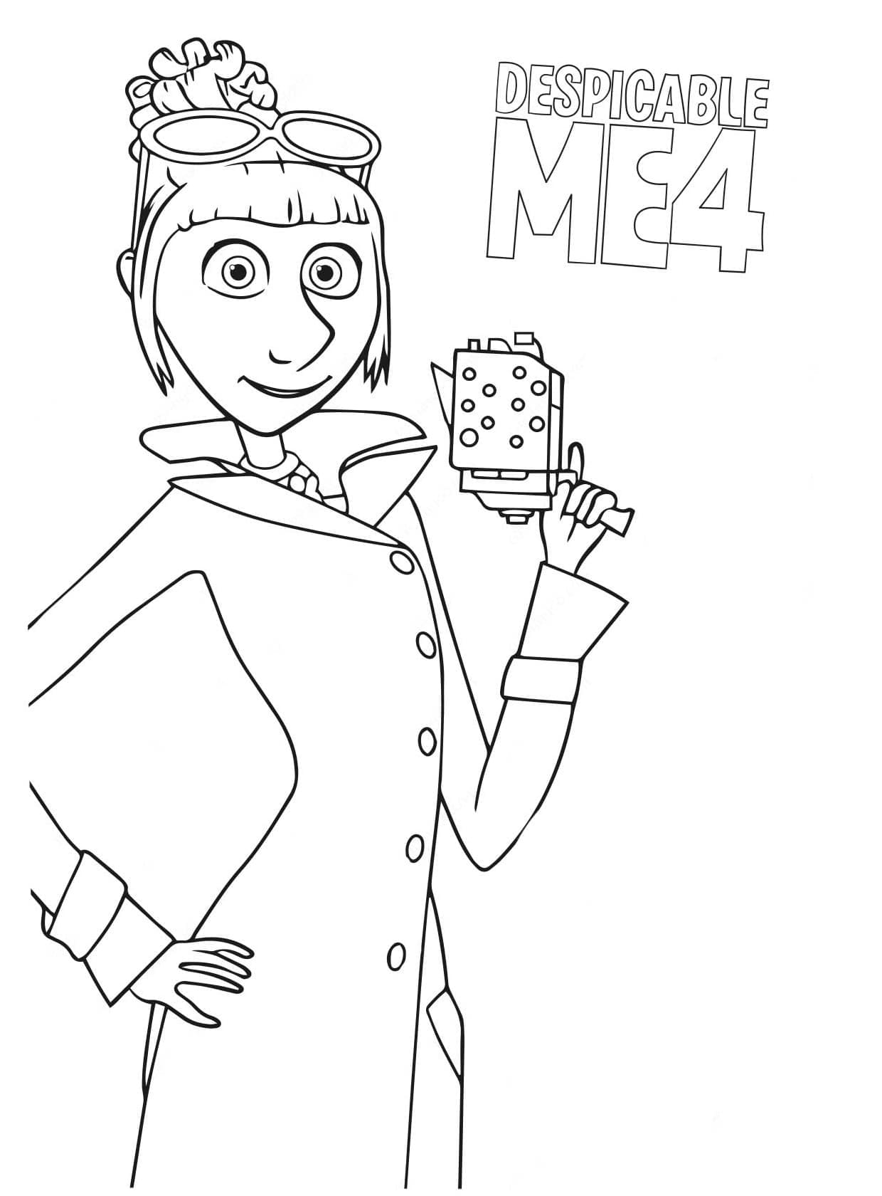 Moi, Moche et Méchant 4 Lucy coloring page