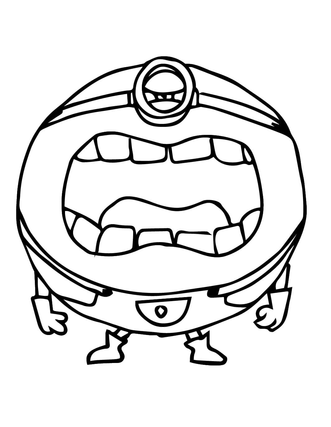 Moi, Moche et Méchant 4 Mega Minion Jerry coloring page