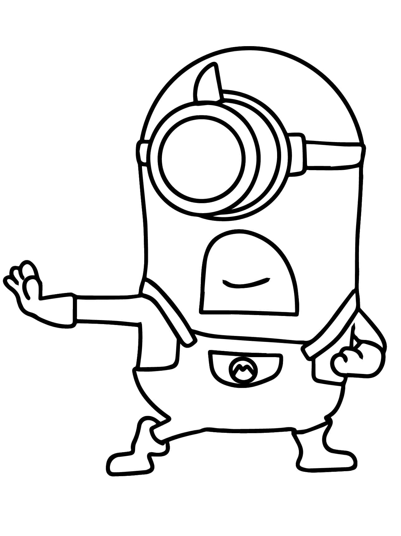 Moi, Moche et Méchant 4 Mega Minion Mel coloring page