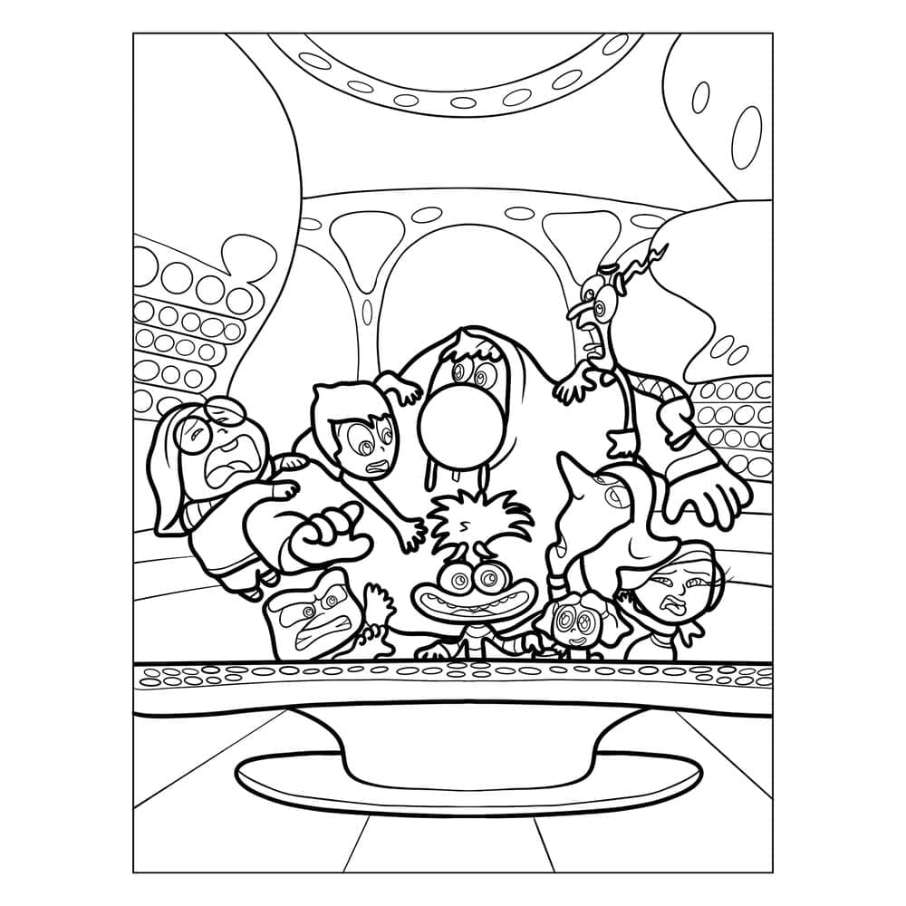 Personnages Vice-versa 2 coloring page