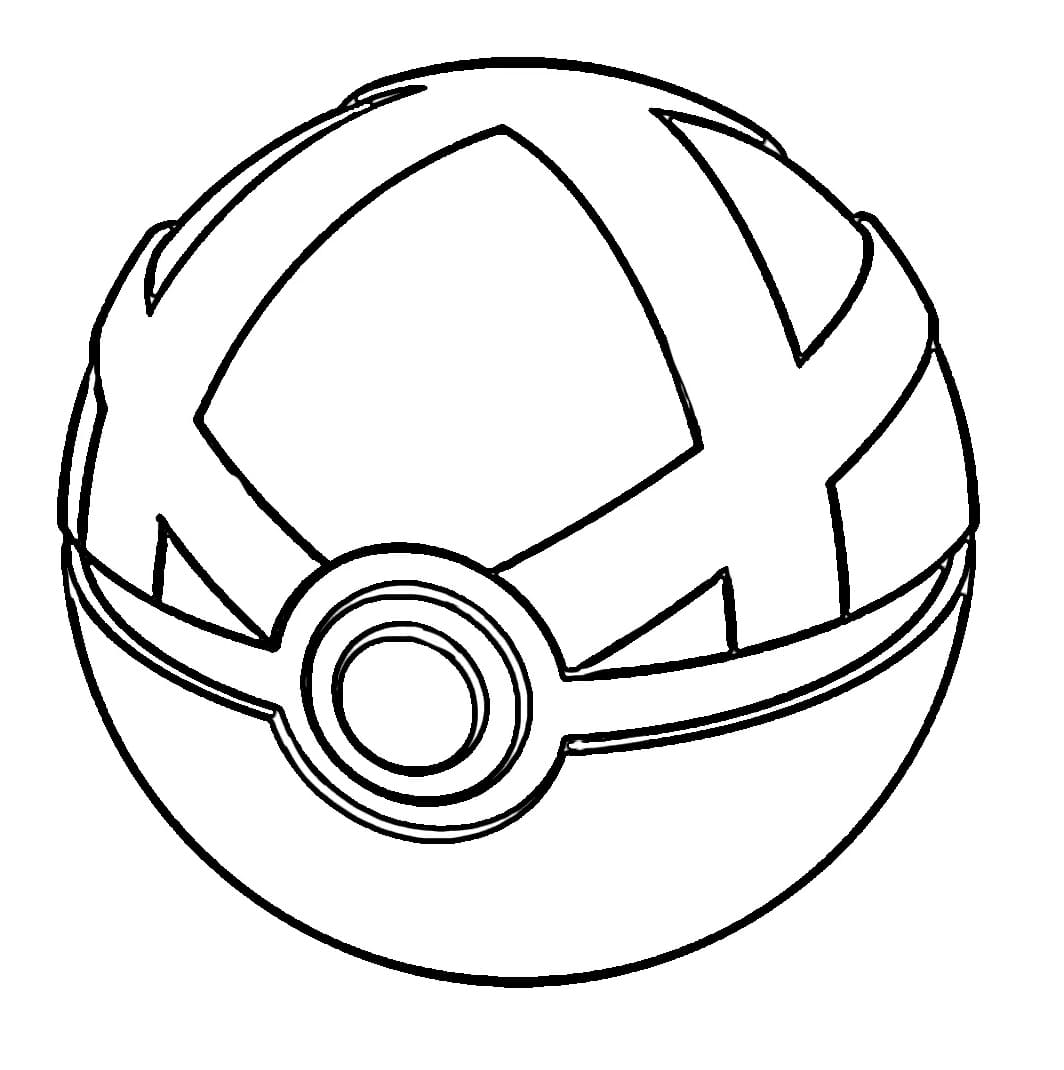 Coloriage Pokéball pour enfants