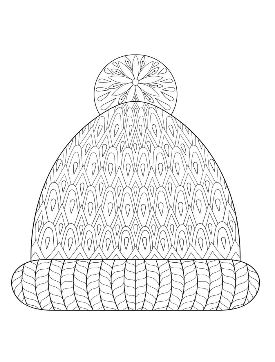 Un beau bonnet coloring page