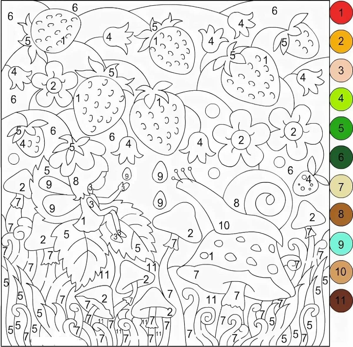 Coloriage Fée Magique Difficile