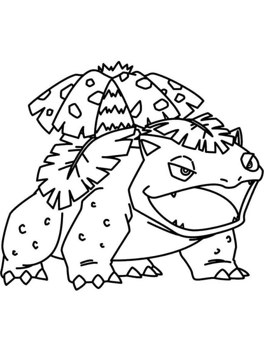 Coloriage Florizarre Pokemon