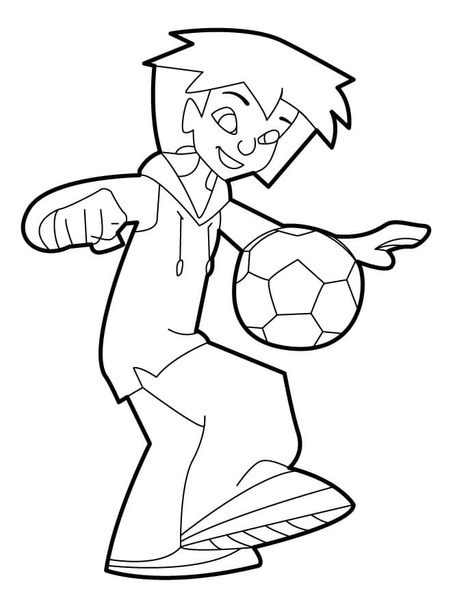 Coloriage Tag de Foot 2 Rue