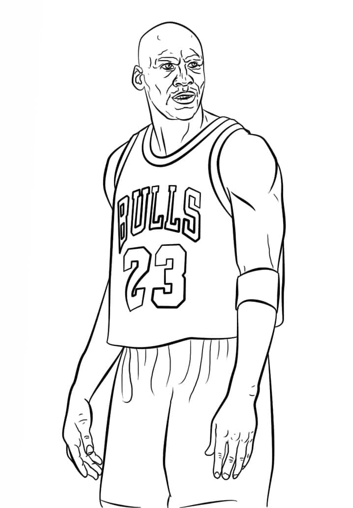 Coloriage Michael Jordan 2