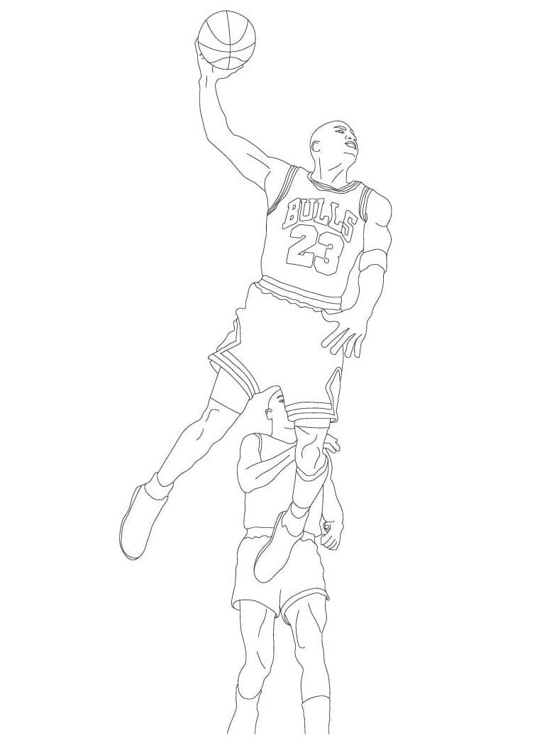 Coloriage Michael Jordan 3