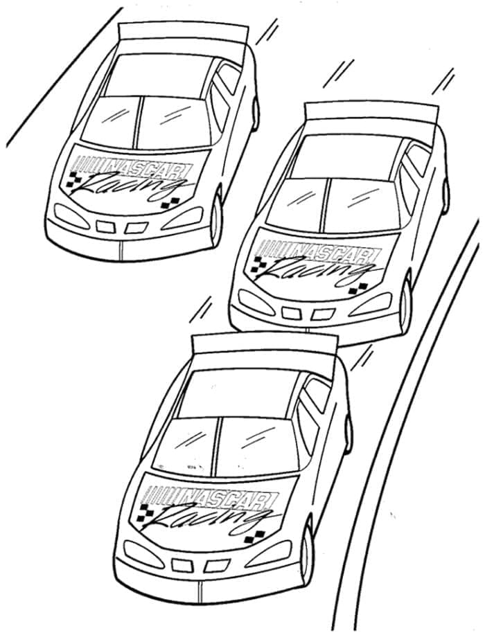 Coloriage Voitures de Rallye