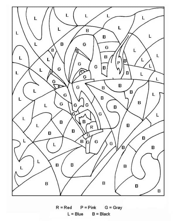 Vampire Magique Lettres coloring page