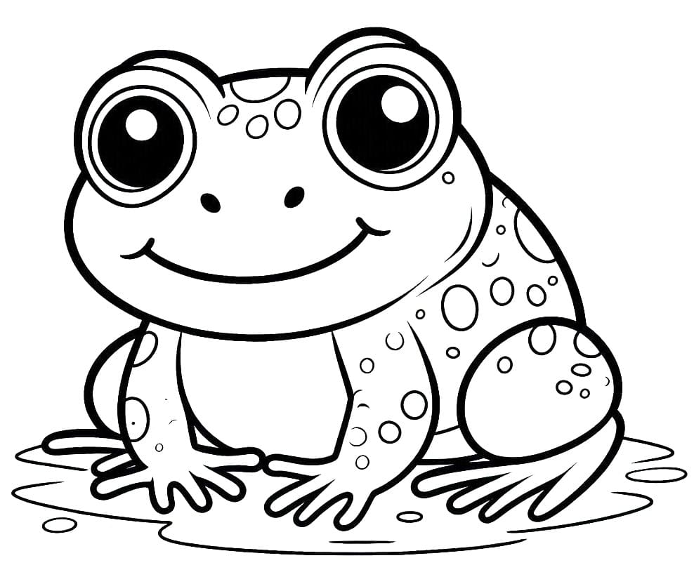 Coloriage Crapaud Pour Enfants